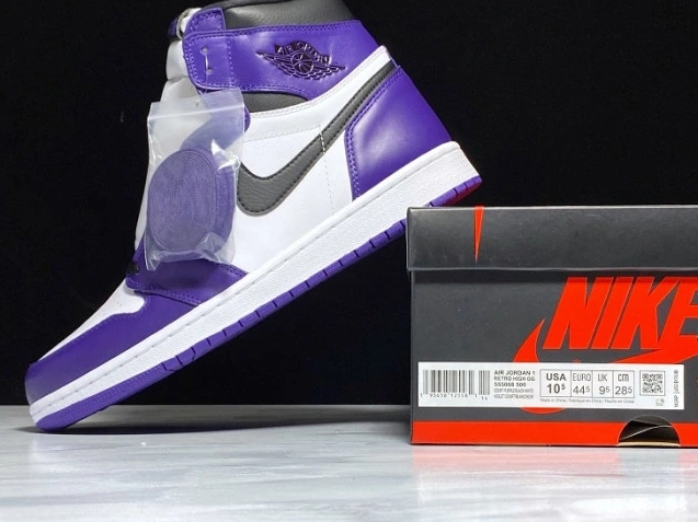 Jordan Purple Court High 555088-500 OG Air 1 0715